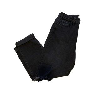 Vibrant M.I.U Black High-Rise Mom Jeans